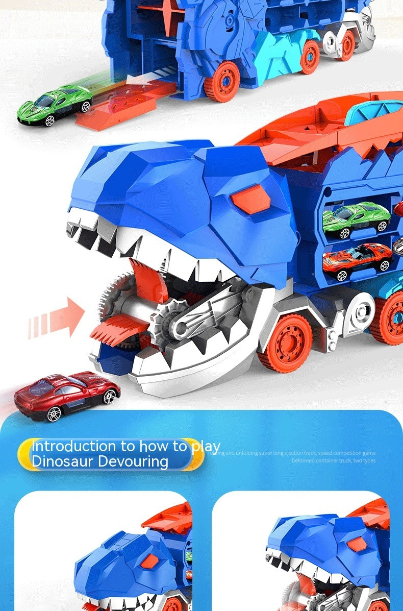 Tyrannosaurus Dinosaur Deformation Track Gliding Car