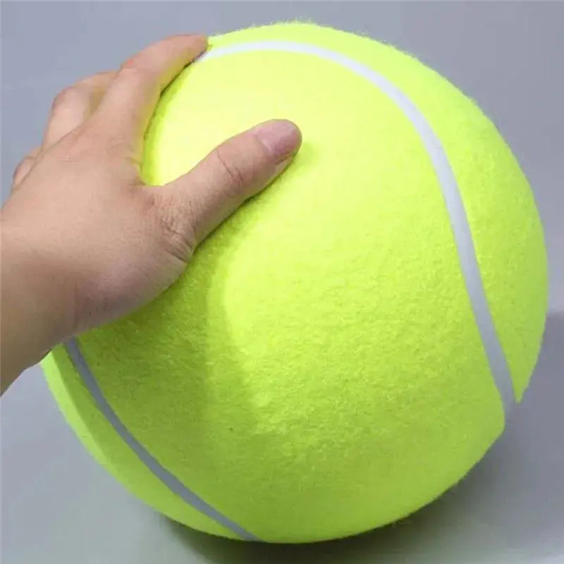 24CM Giant Tennis Ball For Dog Chew Toy Big Inflatable Tennis Ball Pet Dog Interactive Toys Pet Supplies Outdoor Cricket Dog Toy - Eloy Royal