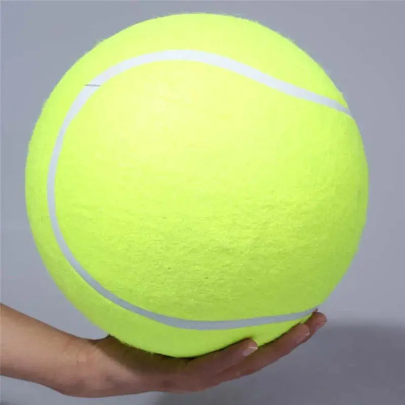 24CM Giant Tennis Ball For Dog Chew Toy Big Inflatable Tennis Ball Pet Dog Interactive Toys Pet Supplies Outdoor Cricket Dog Toy - Eloy Royal