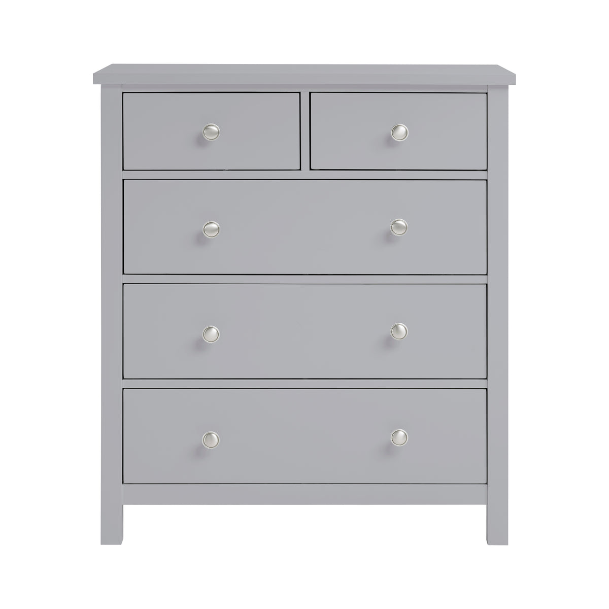 Chest 5-Drawer Youth Engineered Wood Transitional Gray