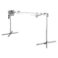 Rotisserie Grill, AC120V 8 Level Height Electric Rotisserie Grill Kit, BBQ Grills Rotisseries Kit with 132 lbs Load Capacity, 38W Motor, Stainless Steel Automatic Grilling Kits for Parties