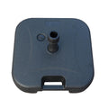 Patio Umbrella Base, Umbrella Stand Base Water & Sand Filled Weighted Base Market Sun Umbrell Base Stands for Patio Table Umbrella, Square