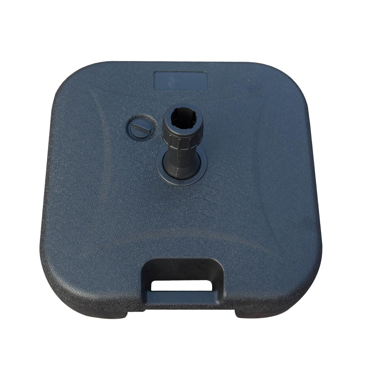 Patio Umbrella Base, Umbrella Stand Base Water & Sand Filled Weighted Base Market Sun Umbrell Base Stands for Patio Table Umbrella, Square