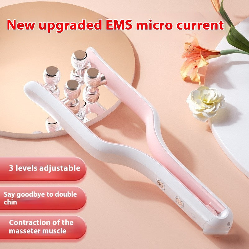 Micro-current Roller Face Slimming Massage Instrument