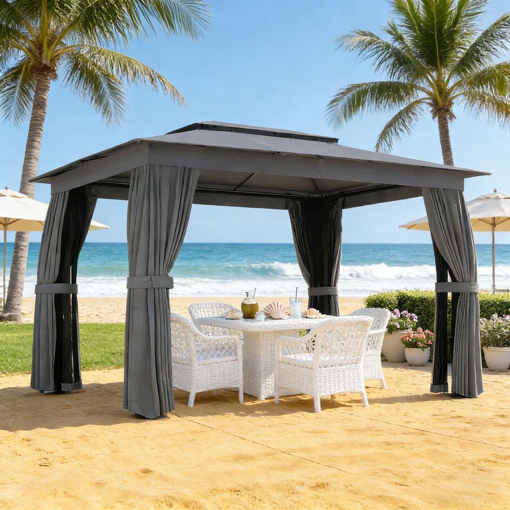 Patio Canopy Shelter,Soft Top Gazebo,Outdoor Gazebo