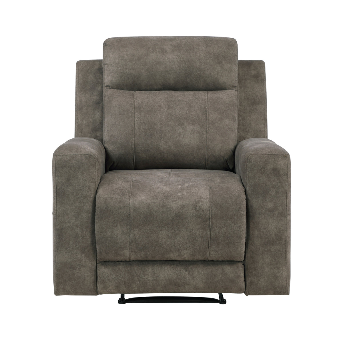 Reclining Chair Microfiber Brown