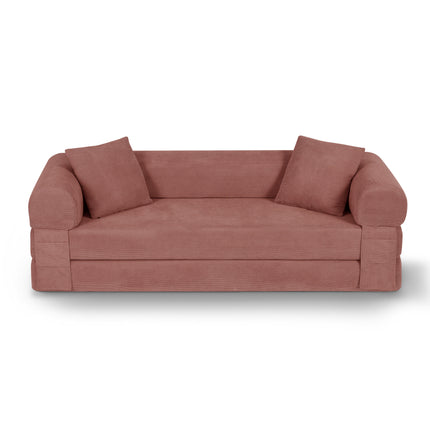Convertible Sofa Bed Couch,80 Inch Boneless Couches for Living Room,Folding Sleeper Sofa Bed Queen with Storage,Corduroy Flod Out Couch Compressed Couch in a Box