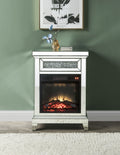 Noralie Mirrored & Faux Diamonds Fireplace(Assembled)