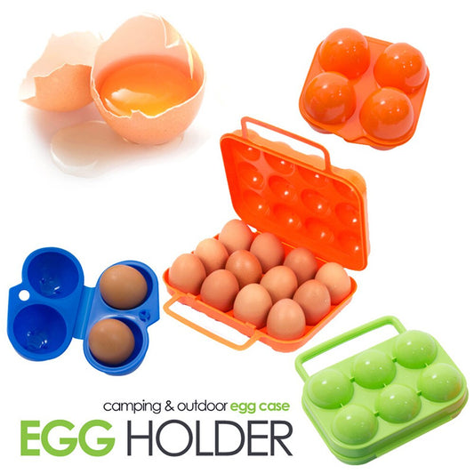 Outdoor Camping Tableware Portable Camping Picnic BBQ Egg Box Container Egg Storage Boxes - Eloy Royal