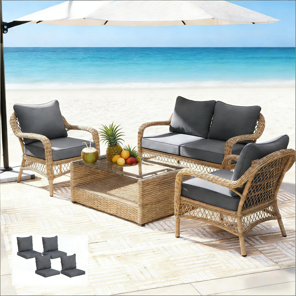 Resistant Seat Replacement Cushion Set,Chair Cushions(Only Cushion)
