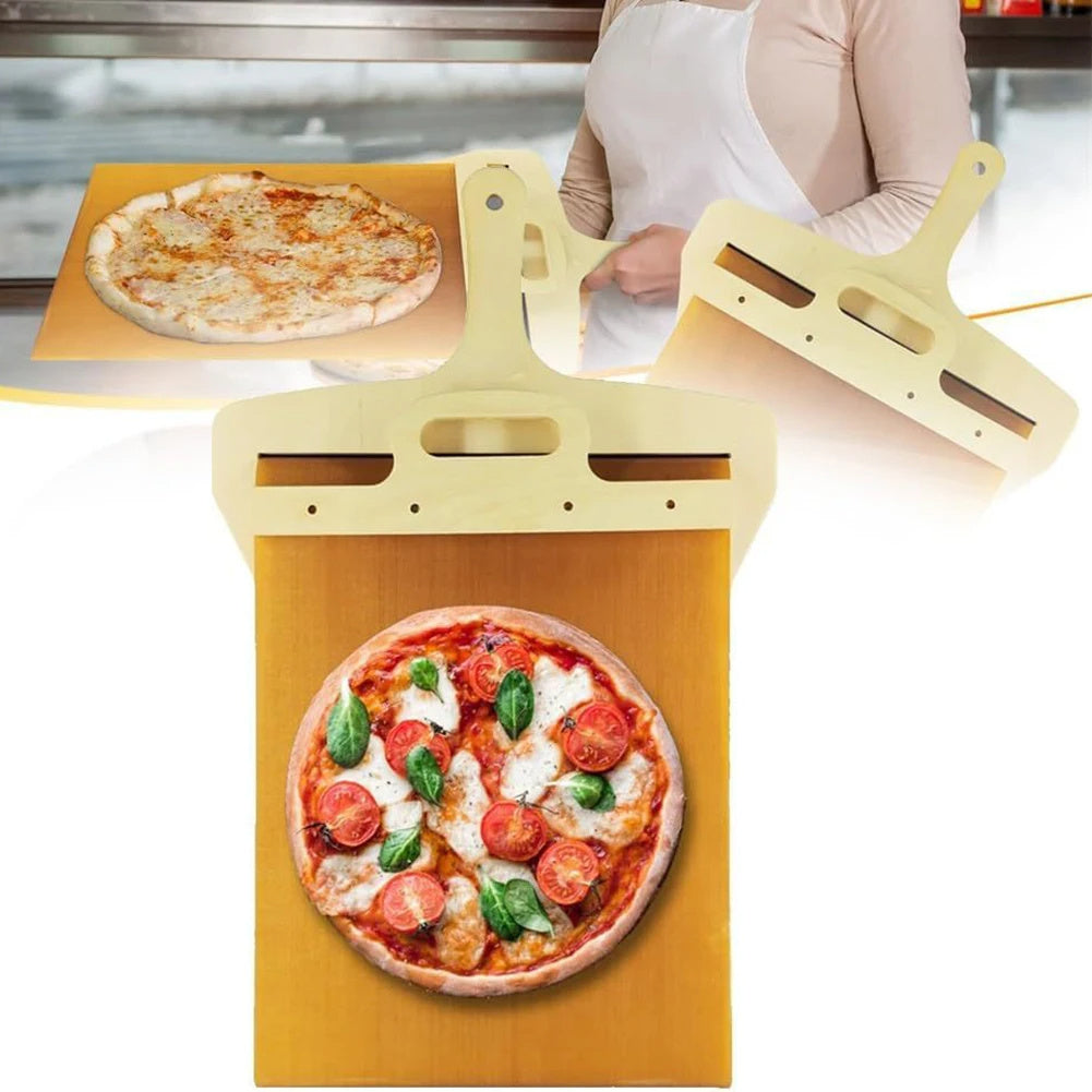 Kitchen Gadgets Sliding Pizza Shovel Non Stick Pizza Smooth Cutting Board Storage Transfer Board Kitchen Baking Tool - Eloy Royal