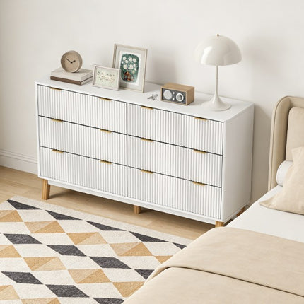 Closet Dresser,6 Drawer Double Dresser for Your Home