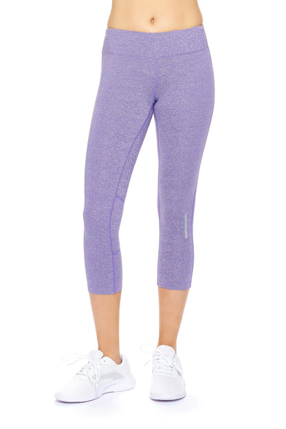 Women's Mid-Rise Zip Pocket Capri Leggings