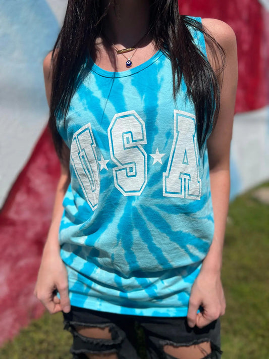 USA Tie Dye Tank