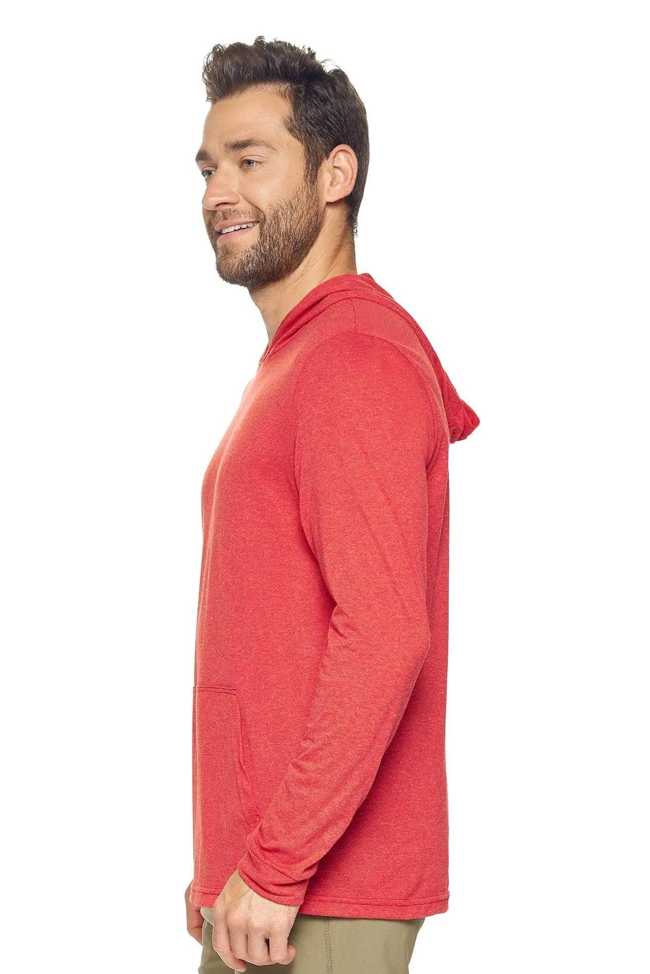 Men's Performance Heather Hoodie Shirt