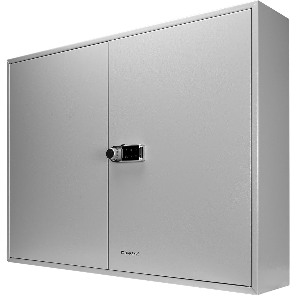 Adjustable Key Cabinet with Digital Lock Grey Steel 400 Keys Capacity