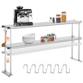 Stainless Steel Adjustable Kitchen Shelf, 60 Inch