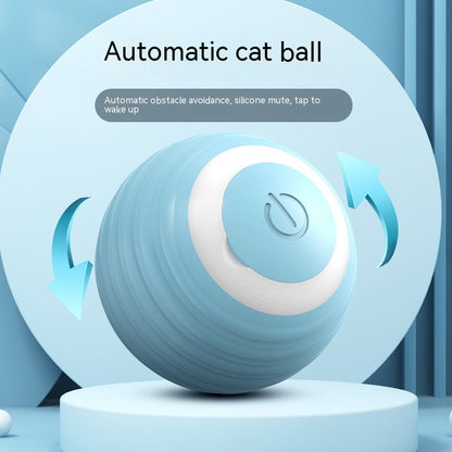 Automatic Moving Bouncing Rolling Ball Smart Cat Toy Ball Self-Moving Kitten Toy For Indoor Cat Kitten - Eloy Royal