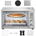 13-IN-1 Air Fryer Toaster Oven, 28L/29.6Qt Convection Oven, 1800W 2-Tier Toaster Ovens Countertop Combo with Wire Racks, Pizza Pan, Gloves, Home and Commercial Use
