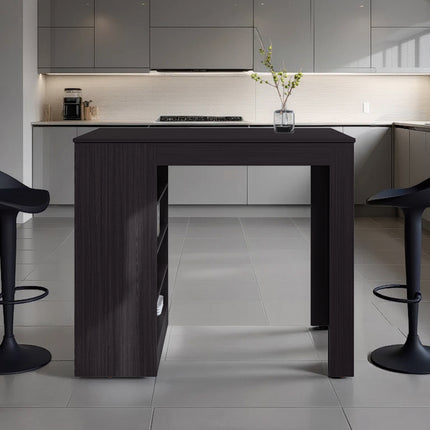 Norton Table, Modern Design, 4 Open Shelves, Ideal for Kitchen