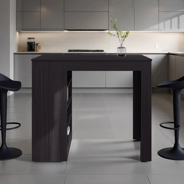 Norton Table, Modern Design, 4 Open Shelves, Ideal for Kitchen