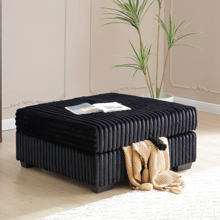 Teddy G00183-O Ottoman  BLACK