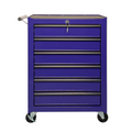 Rolling Metal Tool Chest with 6 Drawers, 20' 6-Drawer Tool Chest Cabinet with Ball Bearing Drawer Slides, Steel Tool Storage Box Organizer  -PURPLE