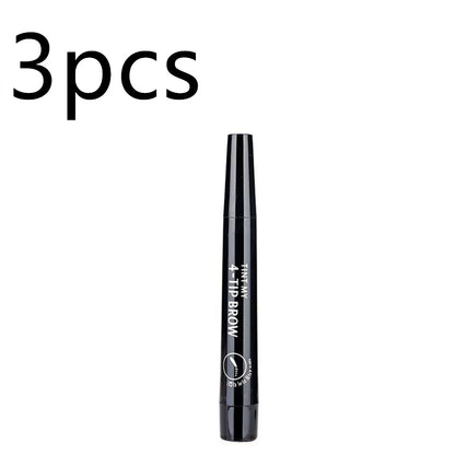 Four-Forked Water Eyebrow Pencil Four-Head Eyebrow Pencil