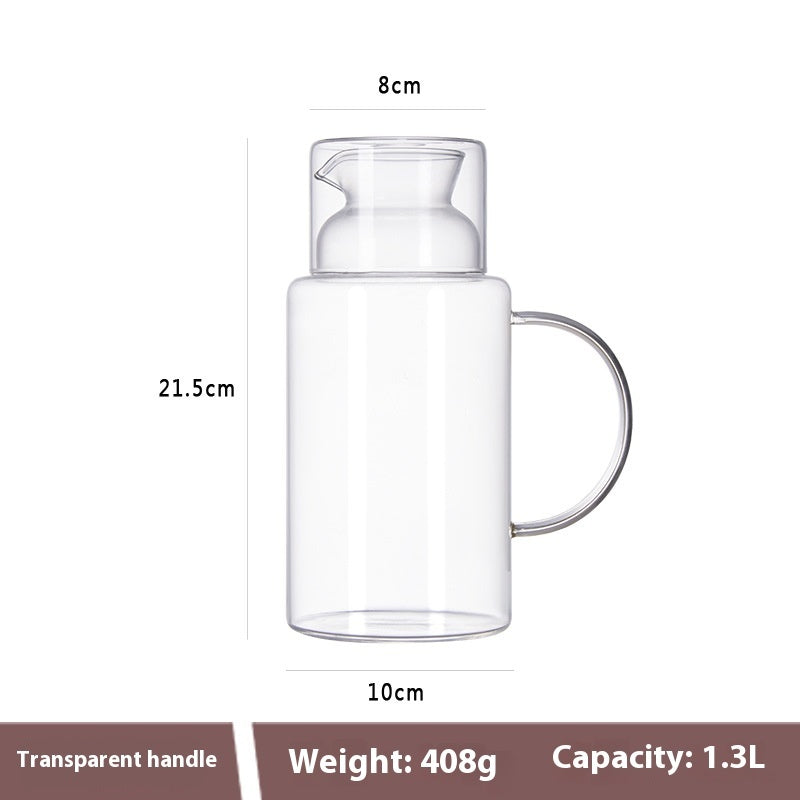 Cold Water Bottle Thick And High Temperature Resistant Glass Household