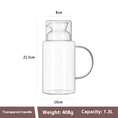 Cold Water Bottle Thick And High Temperature Resistant Glass Household