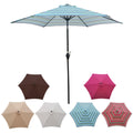 9FT UMBRELLA Blue Stripes