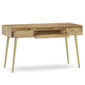 Spartan SOLID MANGO WOOD Desk in Natural