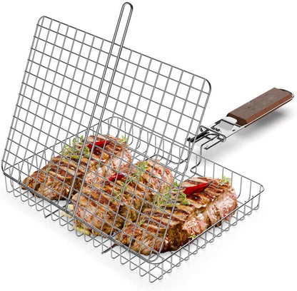 Stainless Steel Barbecue Net Grilled Fish And Chicken Net Clip - Eloy Royal