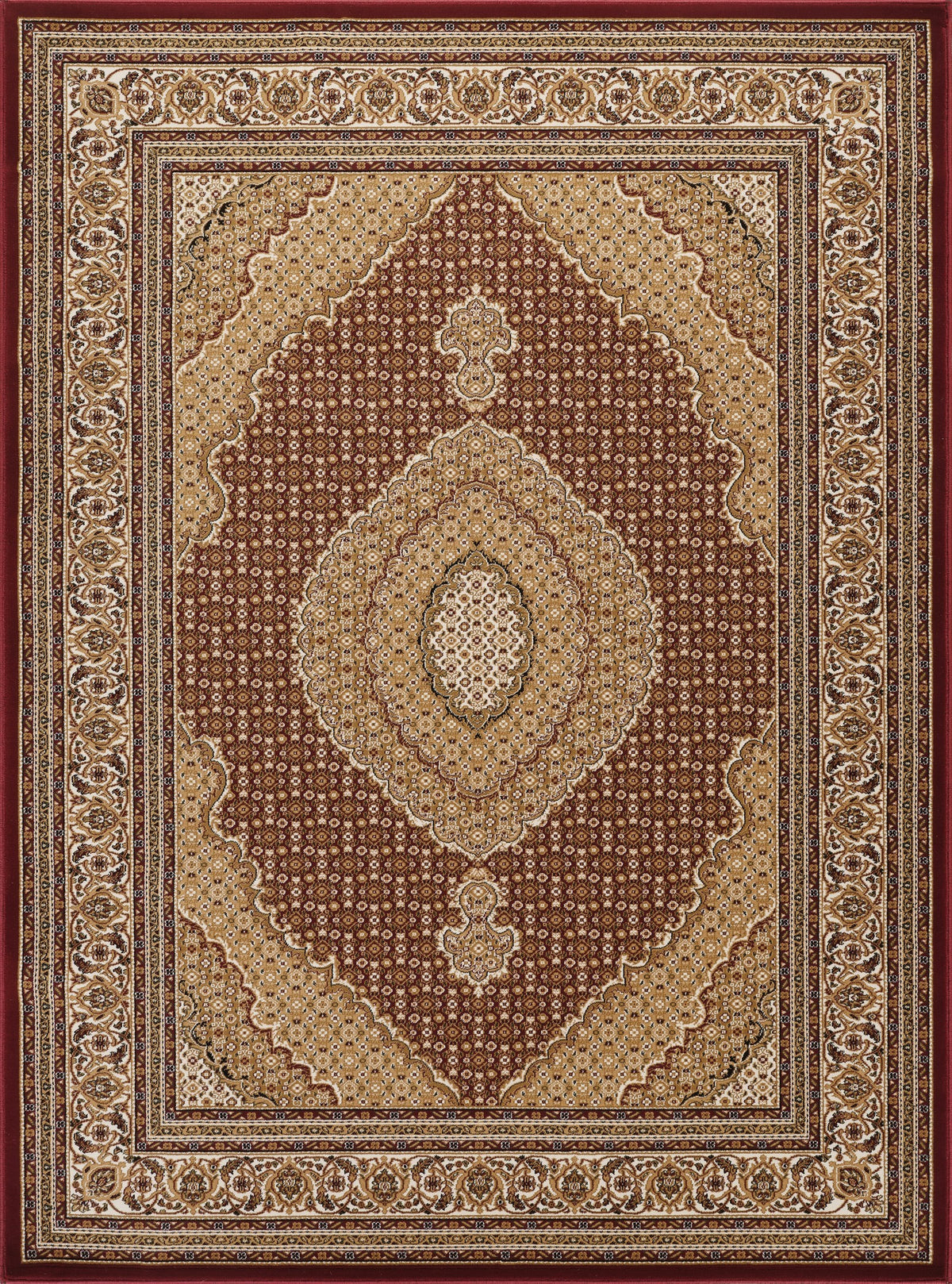 Manchester GC_HER5004 Red 5 ft. 3 in. x 7 ft. 3 in. Area Rug