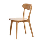 FAS Grade Oak Dining Chair Natural Wood Made in North America Solid and Simple Design 46.5 * 54 * 80cm