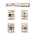'Kitchen Friendship Collection II' 5-Piece Vignette by Millwork Engineering, White Frame