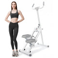 Stair Stepper Machine, Vertical Climber Exercise Equipment with LCD Display, Compact Cardio Step Trainer for Full-Body Home Workouts