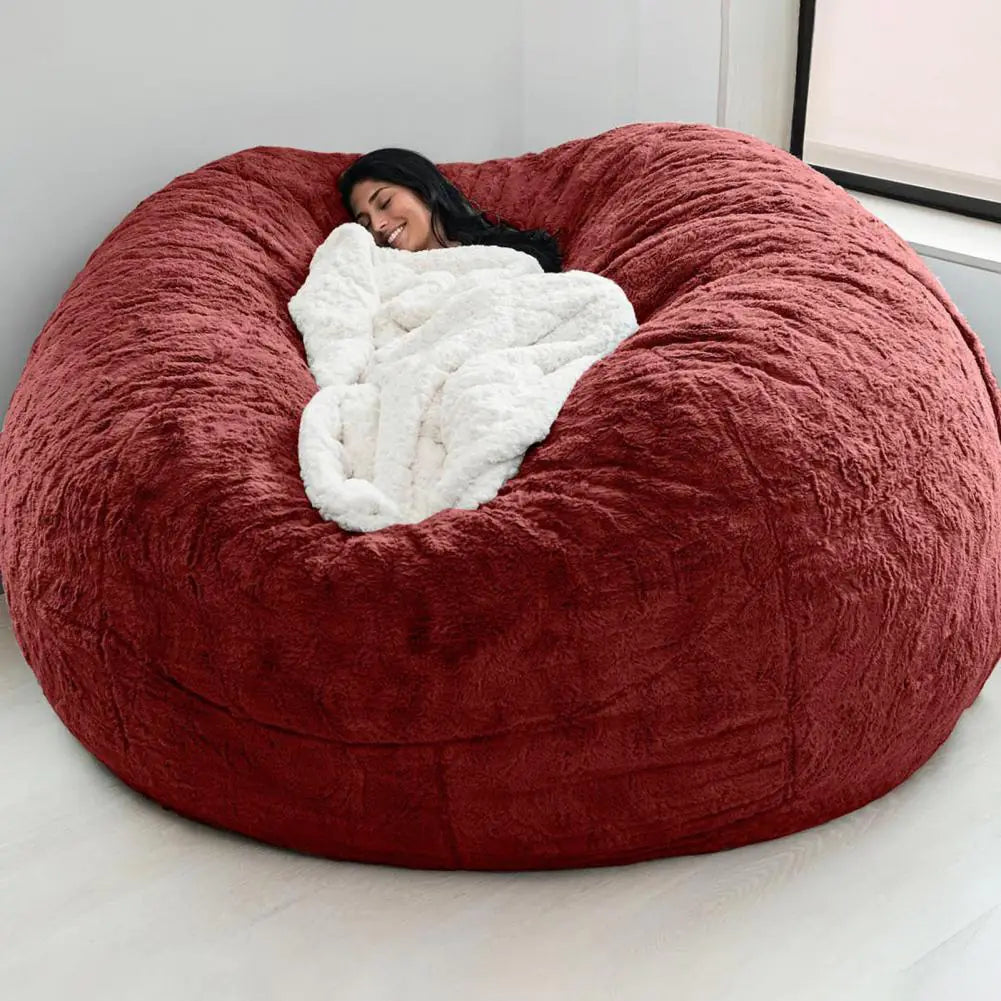 Giant Fluffy Fur Bean Bag - Eloy Royal