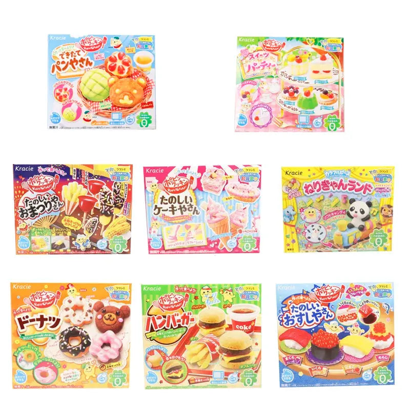 2pcs DIY Kracie Popin Cook candy dough Toys Hamburger happy kitchen Japanese food candy snacks making kit ramen d11 - Eloy Royal