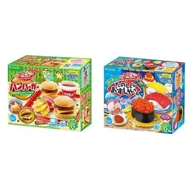 2pcs DIY Kracie Popin Cook candy dough Toys Hamburger happy kitchen Japanese food candy snacks making kit ramen d11 - Eloy Royal