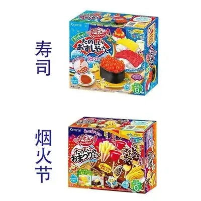 2pcs DIY Kracie Popin Cook candy dough Toys Hamburger happy kitchen Japanese food candy snacks making kit ramen d11 - Eloy Royal