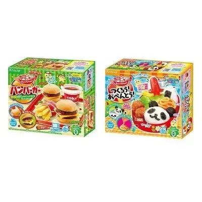 2pcs DIY Kracie Popin Cook candy dough Toys Hamburger happy kitchen Japanese food candy snacks making kit ramen d11 - Eloy Royal