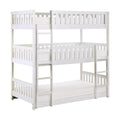 Bed Twin Twin/Twin Trundle Youth Engineered Wood Transitional White