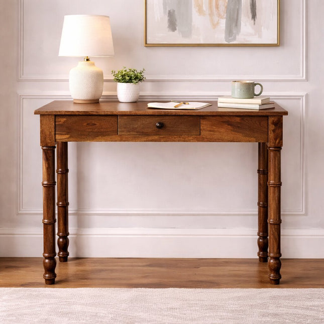 Solid Wood Bamboo Writing Desk