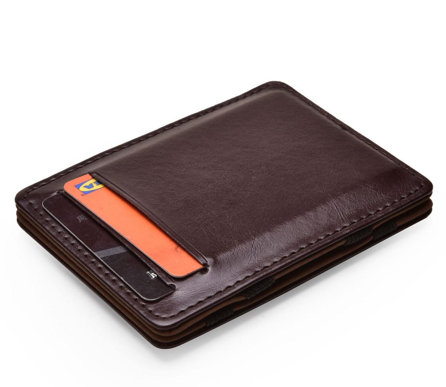 Flip PU Magic Wallet Business Card Holder Bags - Eloy Royal