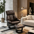 Swivel Recliner Chair with Ottoman,Massage Chair with Ottoman,Luxury Recliner Chair,Lounge Chair,Home Theater Seating,Relaxation Massage Chair with Ottoman