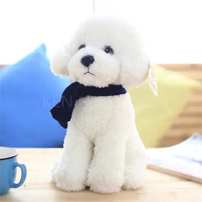 32cm Stuffed Teddy Dog Kids Toys Cute Bichon Dog Plush Doll Baby Toys Simulation Doll For Girl Children Birthday Gift - Eloy Royal