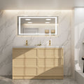 60*28 Inch LED bathroom mirror, corrosion-resistant, three-color dimmable, backlit mirror with one-touch demist function