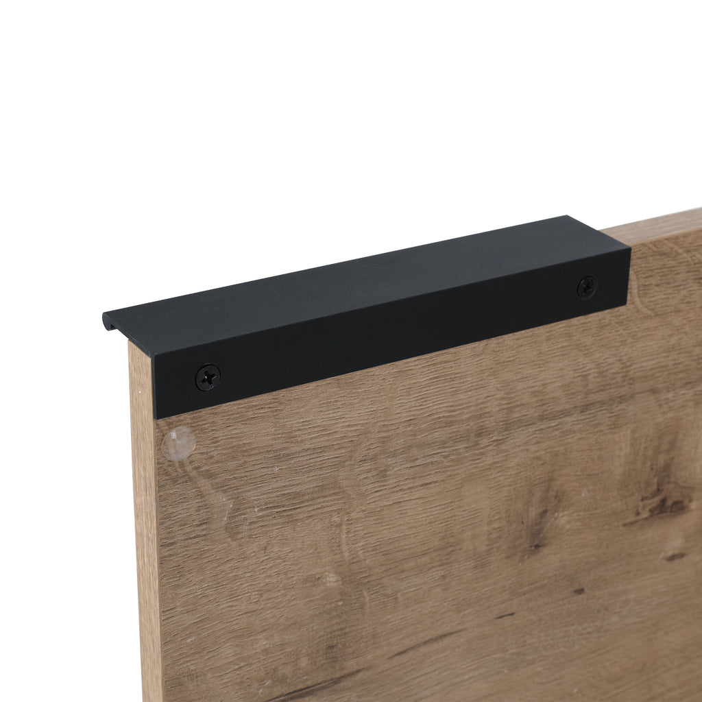 Idris Floating Bathroom Vanity with Sink, Imitation Oak, 22 in