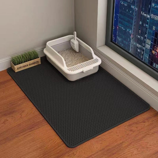 Cat Litter Mat Double Layer Filter Anti-bring Out - Eloy Royal